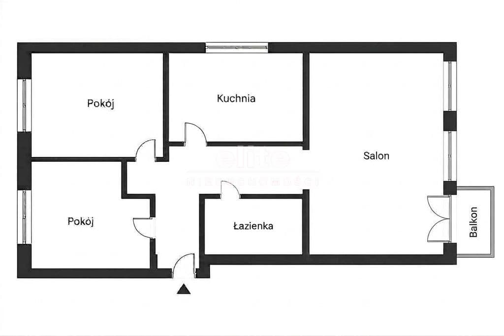Mieszkanie na sprzedaż, Niebuszewo, Szczecin, 58m2, 3 pokoje, 690 000 zł - zdjęcie 12
