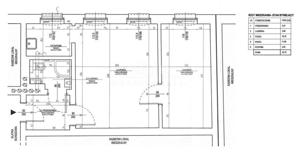 Mieszkanie na sprzedaż, Niebuszewo, Szczecin, 40m2, 2 pokoje, 425 000 zł - zdjęcie 13