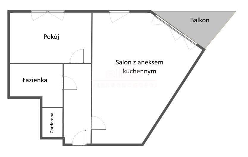 Mieszkanie na sprzedaż, Śródmieście, Szczecin, 53m2, 2 pokoje, 550 000 zł - zdjęcie 12