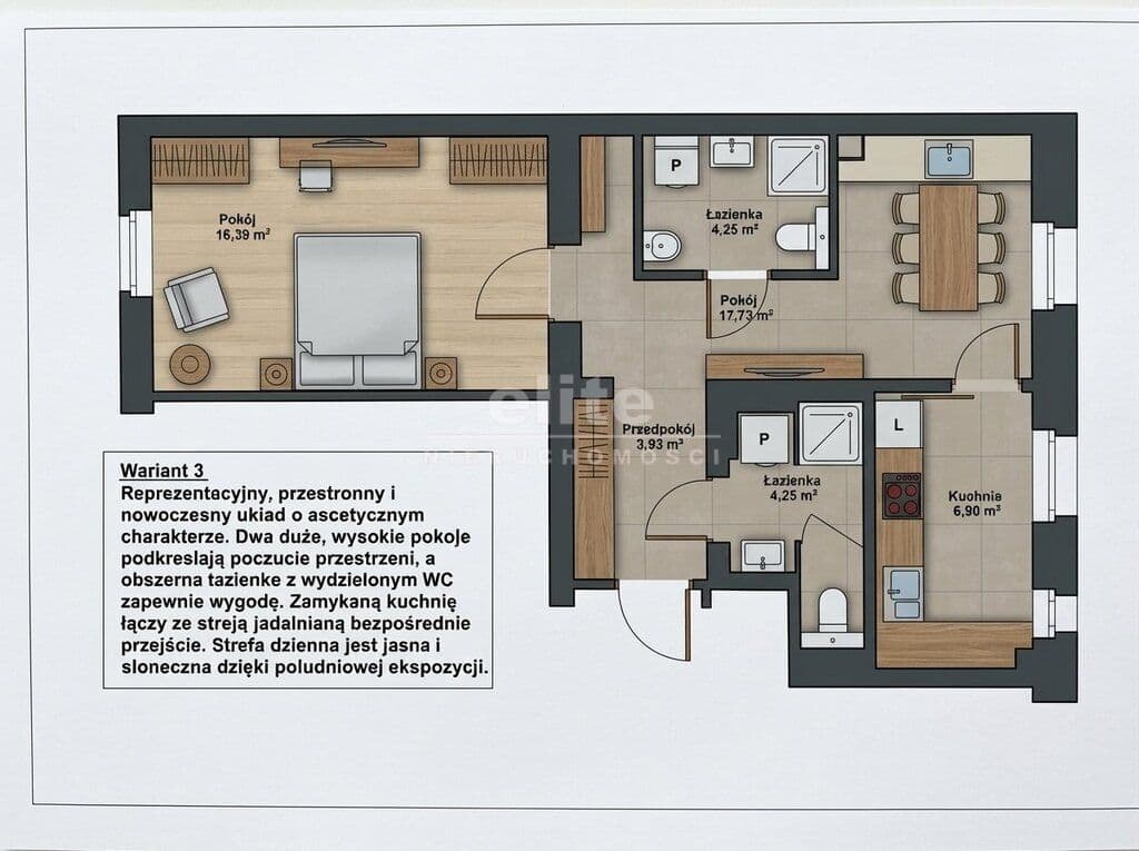 Mieszkanie na sprzedaż, Centrum, Szczecin, 50m2, 2 pokoje, 422 000 zł - zdjęcie 4