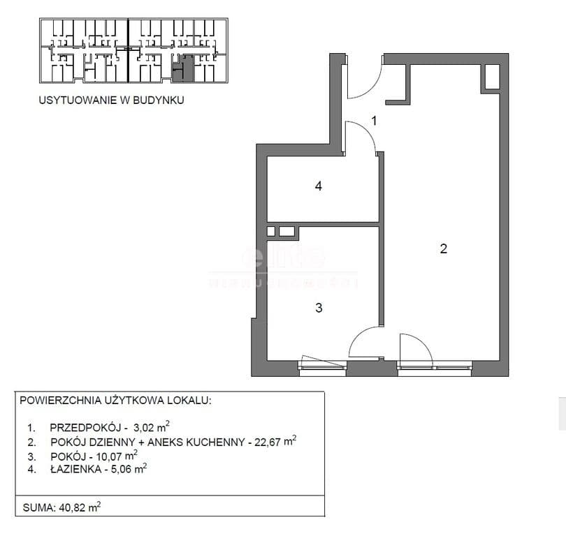 Mieszkanie na sprzedaż, Mierzyn, Zachodniopomorskie, 41m2, 2 pokoje, stan deweloperski, 457 184 zł - zdjęcie 11