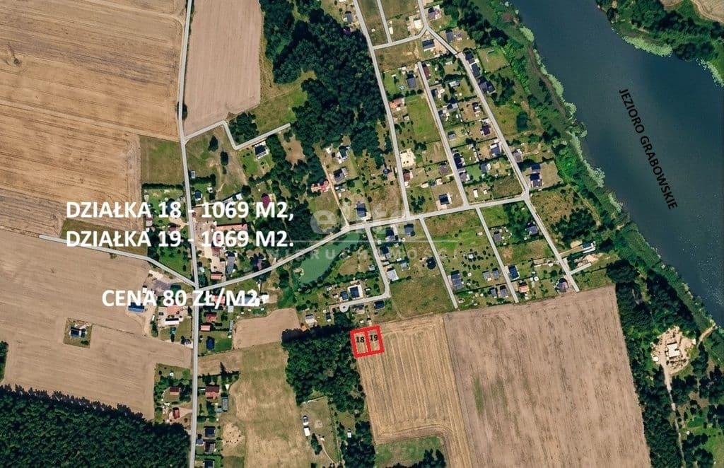 Działka na sprzedaż, Grabowo, Zachodniopomorskie, 1069m2, 85 520 zł - zdjęcie 2