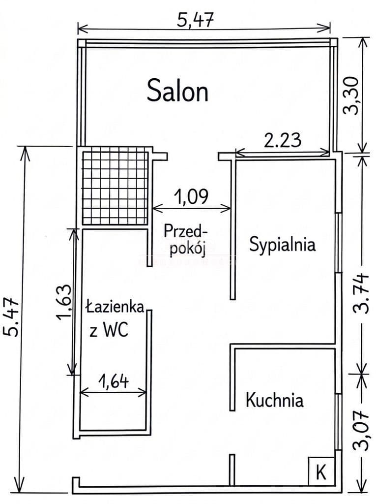Mieszkanie na sprzedaż, Pogodno, Szczecin, 45m2, 2 pokoje, 399 000 zł - zdjęcie 2