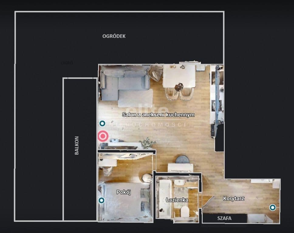 Mieszkanie na sprzedaż, Bukowo, Szczecin, 42m2, 2 pokoje, 489 000 zł - zdjęcie 2