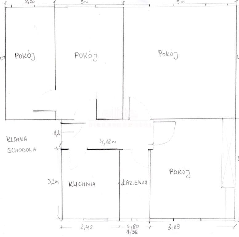 Mieszkanie na sprzedaż, Pogodno, Szczecin, 78m2, 4 pokoje, 598 000 zł - zdjęcie 3