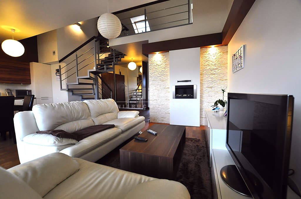 Mieszkanie dwupoziomowe, zastępcą domu