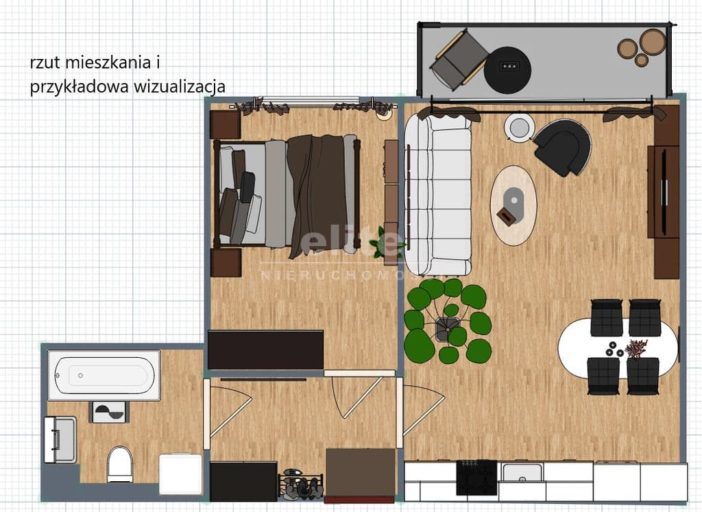 Mieszkanie na sprzedaż, Warszewo, Szczecin, 44m2, 2 pokoje, 580 000 zł - zdjęcie 2