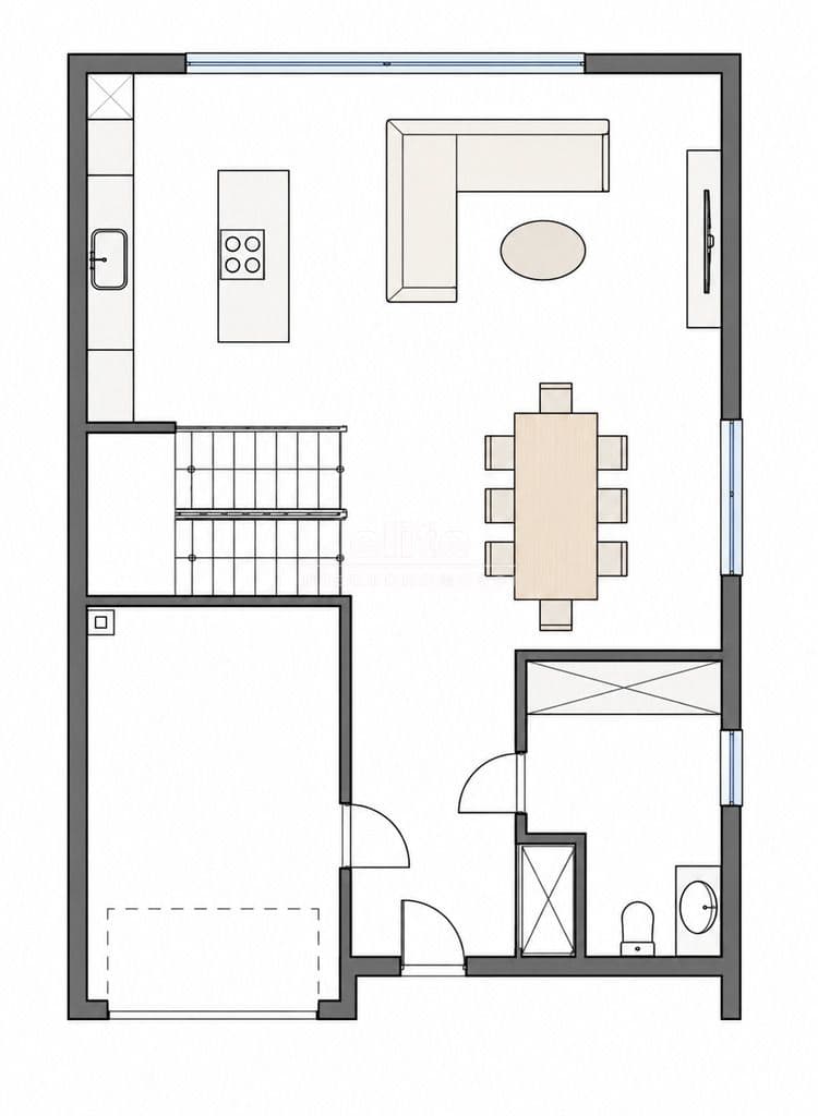 Bliźniak na sprzedaż, Warzymice, Zachodniopomorskie, 130m2, 4 pokoje, stan deweloperski, 1 499 000 zł - zdjęcie 15