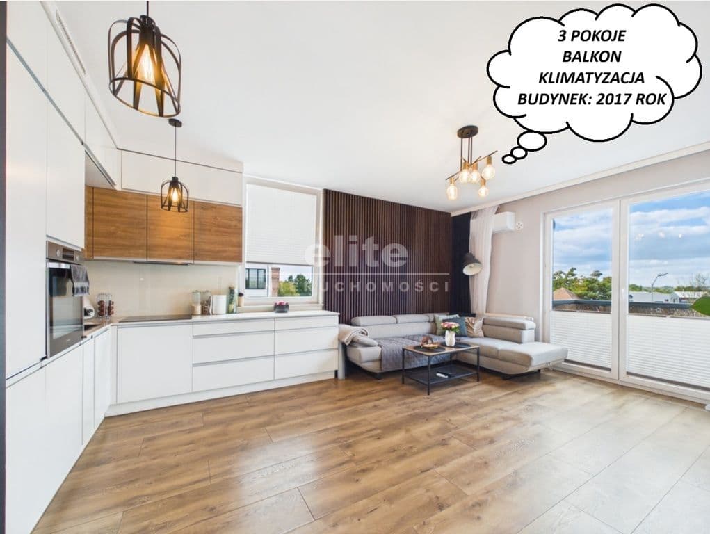 Mieszkanie na sprzedaż, Gumieńce, Szczecin, 53m2, 3 pokoje, 710 000 zł - zdjęcie 1