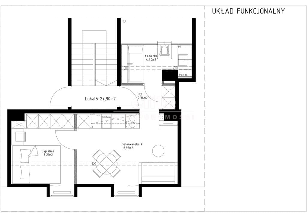 Mieszkanie na sprzedaż, Żelechowa, Szczecin, 28m2, 2 pokoje, 299 000 zł - zdjęcie 22