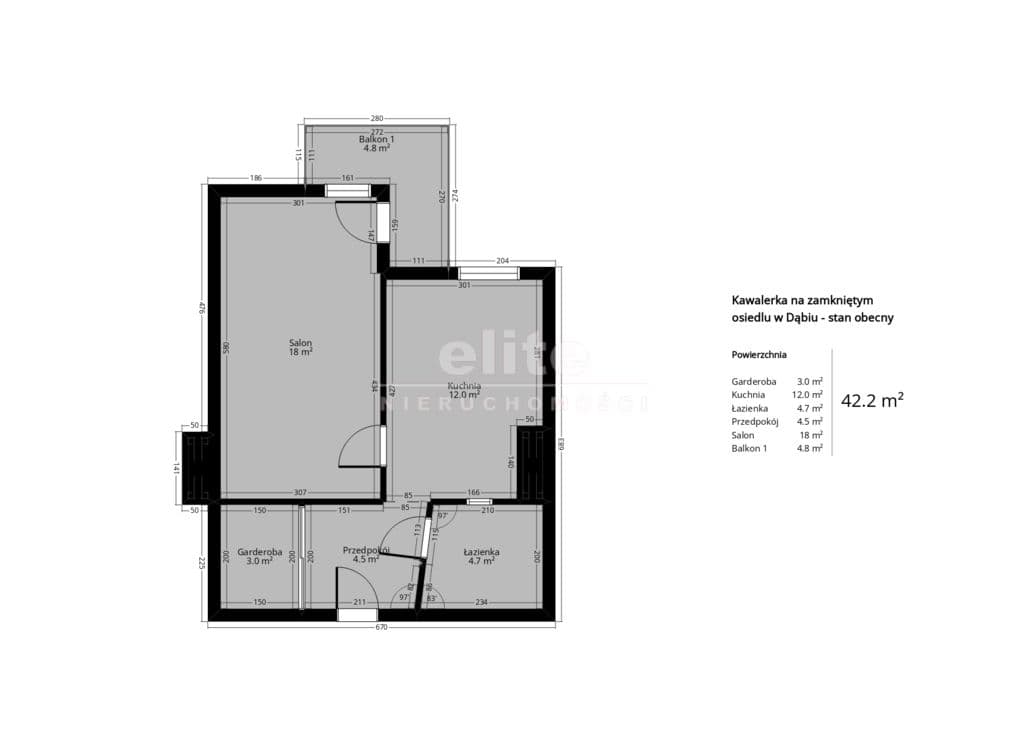Mieszkanie na sprzedaż, Dąbie, Szczecin, 42m2, kawalerka, 439 000 zł - zdjęcie 15