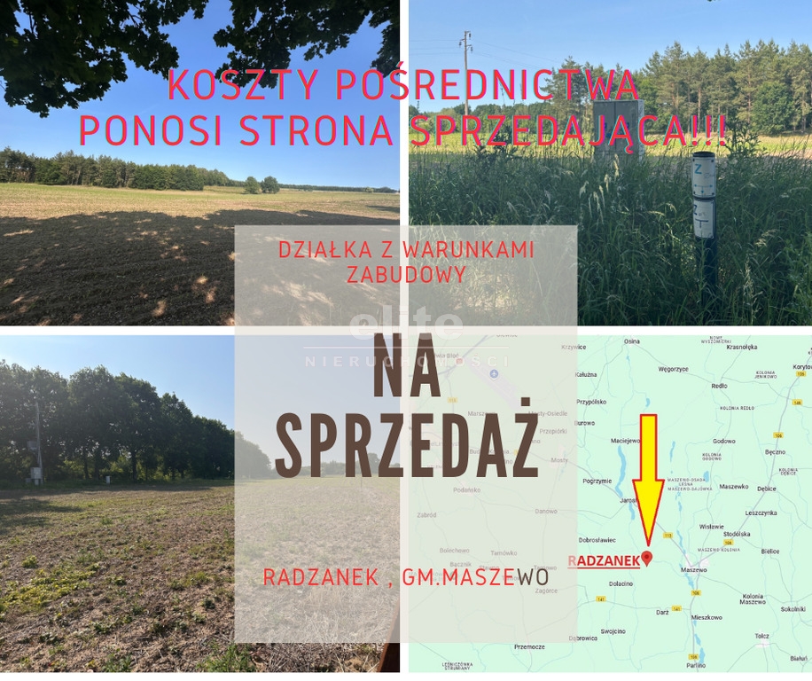 Działki na sprzedaż RADZANEK